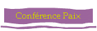 Conf�rence Paix