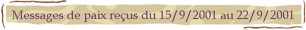 du 11/9 au 22/9