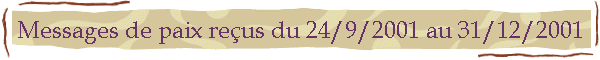 messages fin 2001