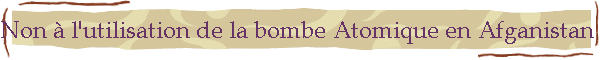 Non � la bombe H